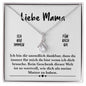 Weißgold Halskette - Geschenk für Mama