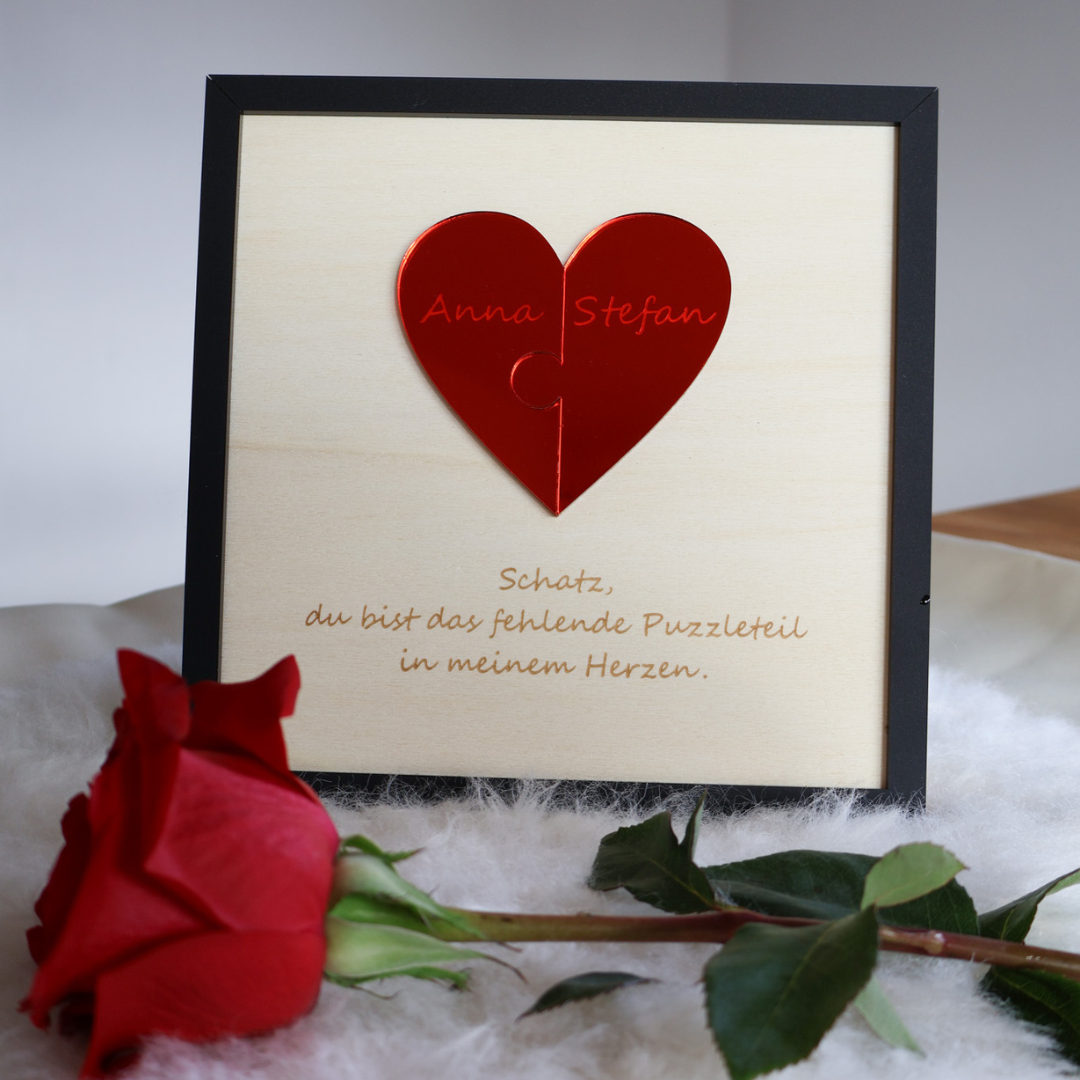 Personalisiertes Valentinstagsgeschenk