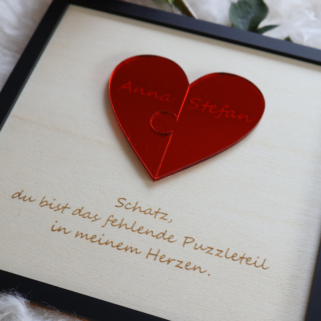 Personalisiertes Valentinstagsgeschenk