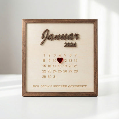 Valentinstag Geschenk "Our Special Date"