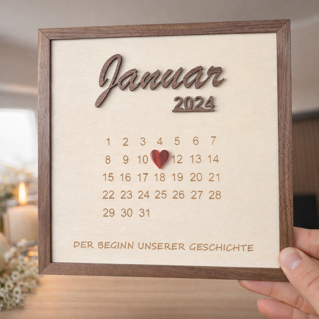 Valentinstag Geschenk "Our Special Date"